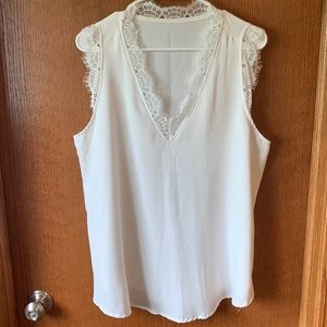 White Lace Top